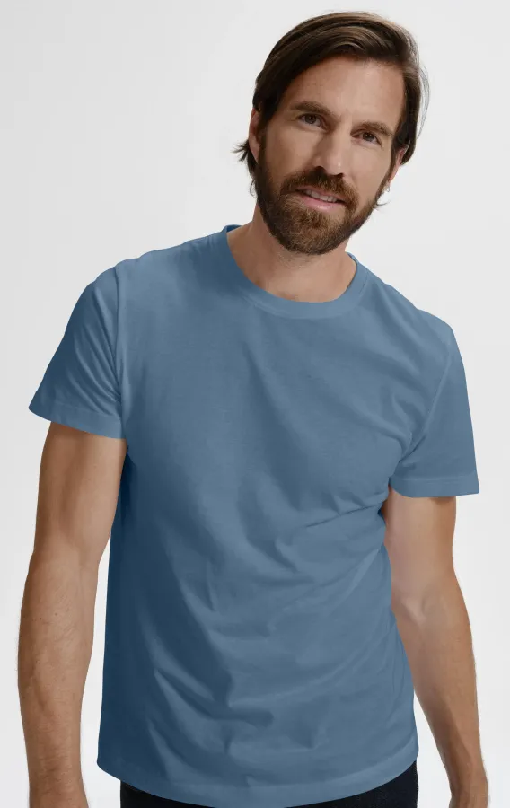 Meeste lihtne T-särk, denim Meeste lihtne T-särk, denim