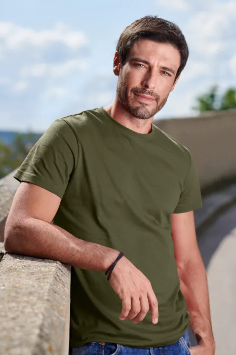 Meeste lihtne T-särk, military