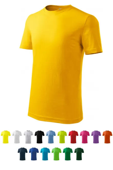 Laste kerge T-särk, kollane