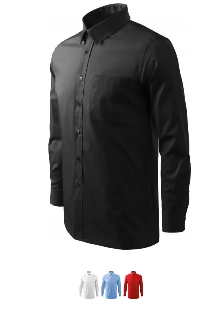 Meeste pikkade varrukatega särk, must