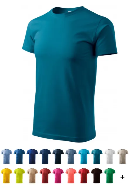 Unisex suurema kaaluga T-särk, petrol blue