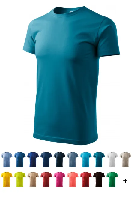 Unisex suurema kaaluga T-särk, tume türkiissinine