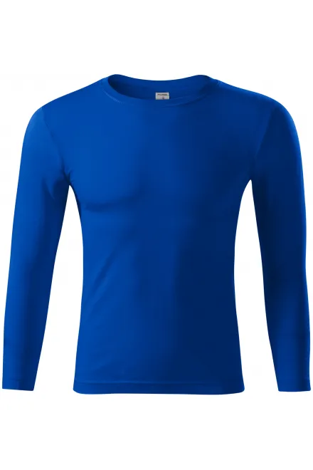 Kerge pikkade varrukatega T-särk - sügavsinine, XS