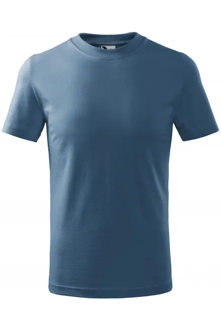 Laste lihtne T-särk - denim, 110 cm / 4 aastat