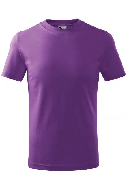 Laste lihtne T-särk - lillakas, 110 cm / 4 aastat