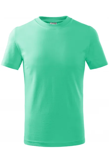Laste lihtne T-särk - mint, 110 cm / 4 aastat