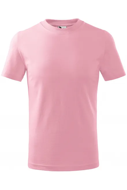 Laste lihtne T-särk - roosa, 110 cm / 4 aastat
