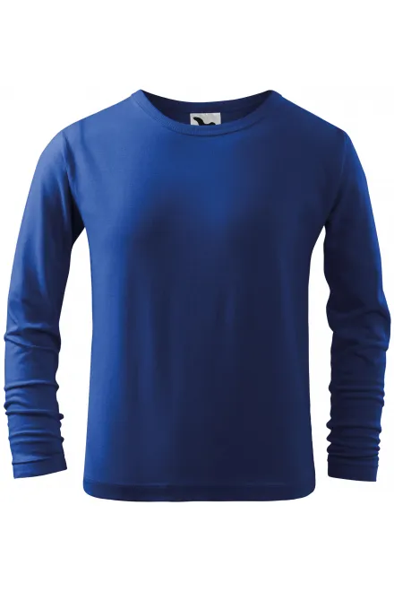 Laste pikkade varrukatega T-särk - sügavsinine, 158 cm / 12 aastat