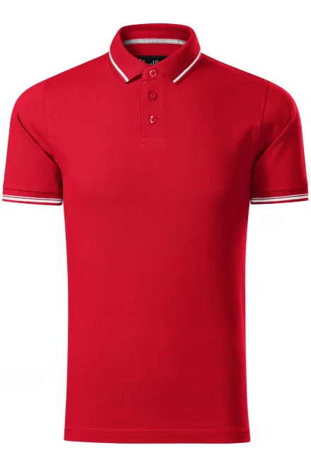 Meeste kontrastne polosärk - formula red, S