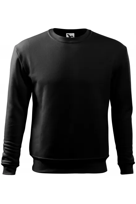 Meeste / laste dressipluus üle pea, ilma kapuutsita - must, 3XL
