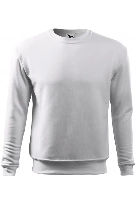 Meeste / laste dressipluus üle pea, ilma kapuutsita - valge, 3XL