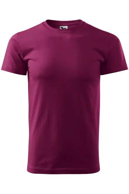 Meeste lihtne T-särk - fuksia, XS