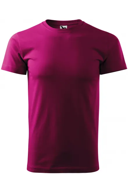 Meeste lihtne T-särk - fuksia, XS