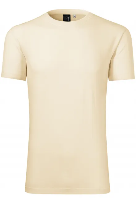 Meeste T-särk meriinovillast - mandel, 3XL