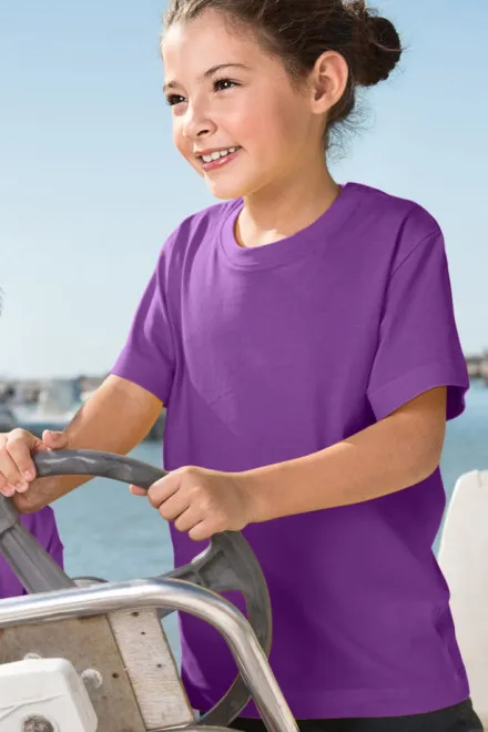 Laste kerge T-särk, lillakas