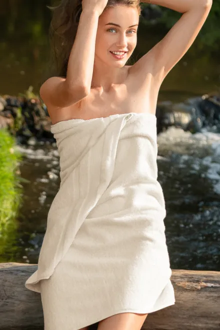 Orgaaniline puuvillane rätik, mandel