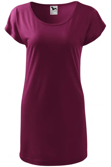 Naiste pikk T-särk / kleit - fuksia, M