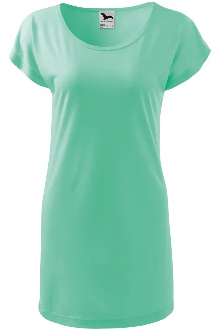 Naiste pikk T-särk / kleit - mint, M