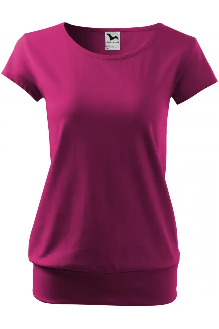 Naiste trendikas T-särk - fuchsia red, S