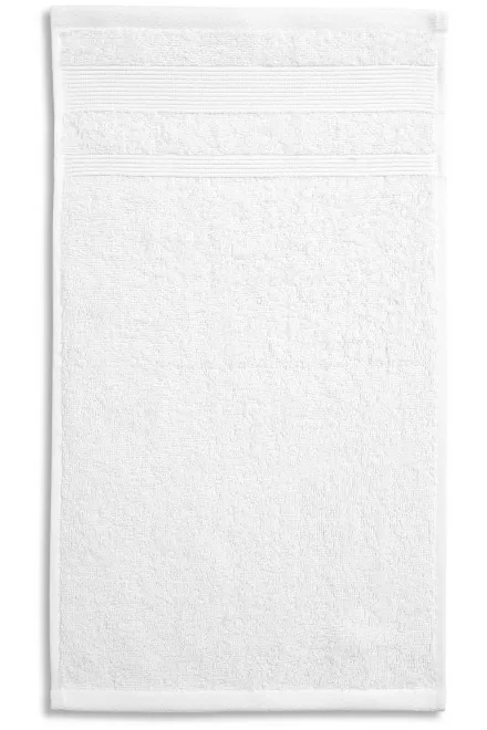 Orgaanilisest puuvillast väike rätik - valge, 30x50cm