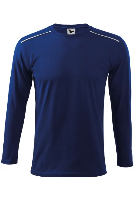 Pikkade varrukatega T-särk - sügavsinine, 3XL