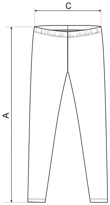 Daamide retuusid - mõõtmete tabel