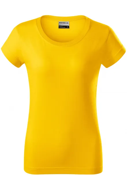 Vastupidav daamide T-särk - kollane, S